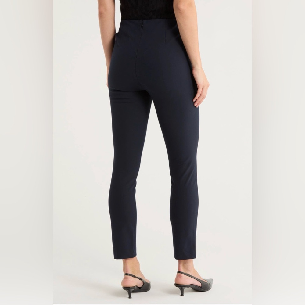 Rag & Bone Simone High Rise Skinny Pants Navy Minimalist Quiet Luxury Size 0 - Picture 2 of 9